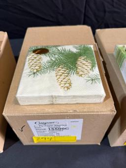 LOT CONSISTING OF CASPARI PLY PAPER NAPKINS