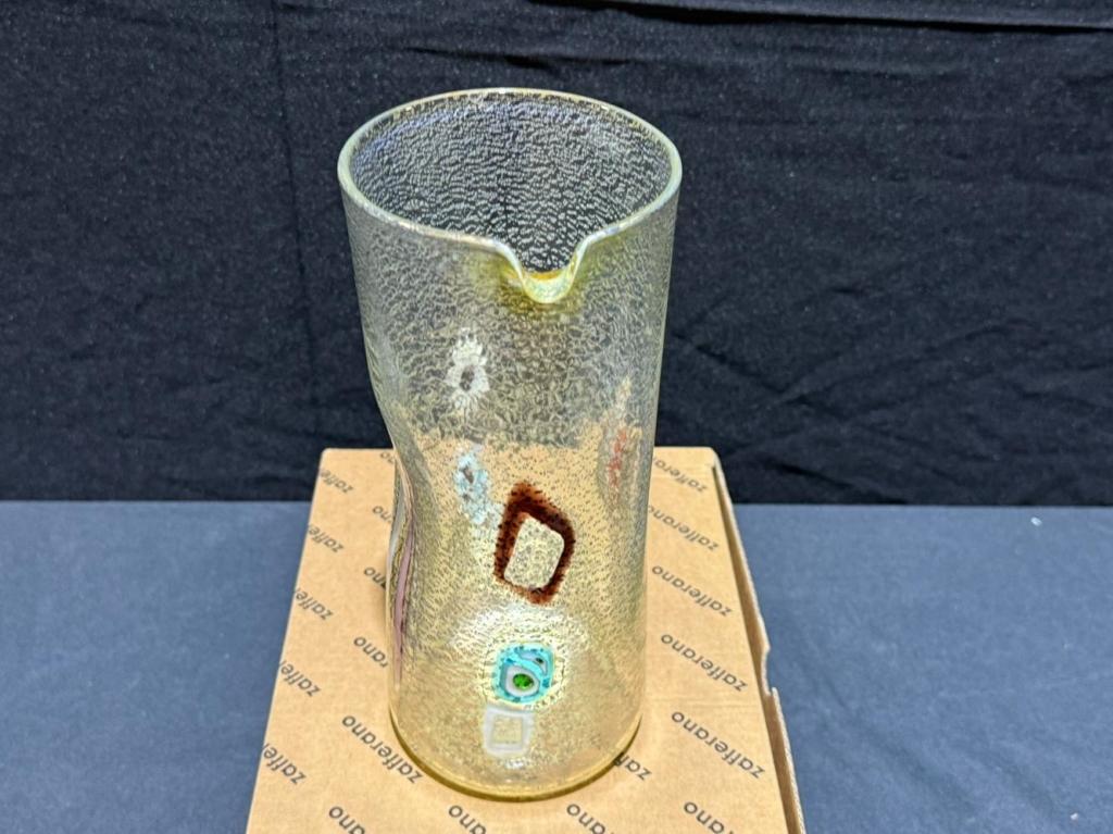 ZAFFERANO GOTO DI MURANO CARAFE