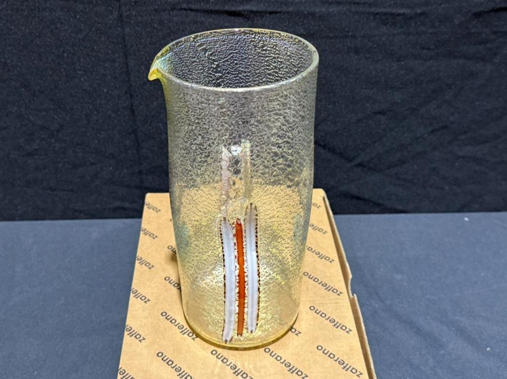 ZAFFERANO GOTO DI MURANO CARAFE