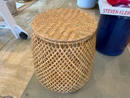 HANDCRAFTED RATTAN STOOL