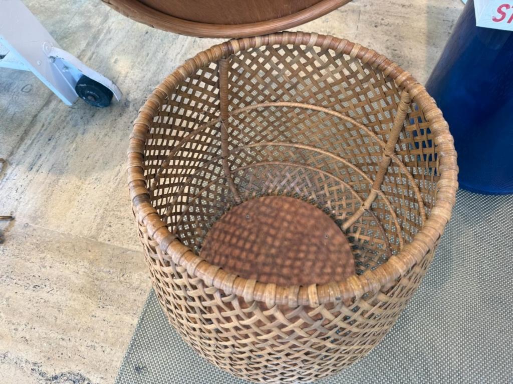 HANDCRAFTED RATTAN STOOL