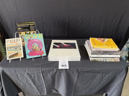 LOT CONSISTING OF ASSORTED MAGAZINES AND BOOK