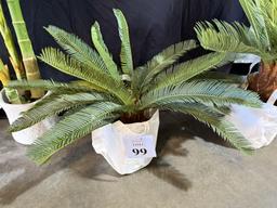 LOT CONSISTING OF (4) ASSORTED FAUX POTTED PLANTS