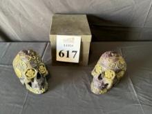 DAY OF THE DEAD SKULL CANDLES