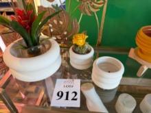 LOT CONSISTING OF (3) ASSORTED PLANTERS