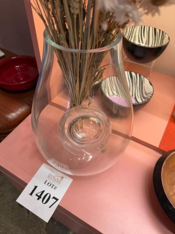 TREE GLASS VASE