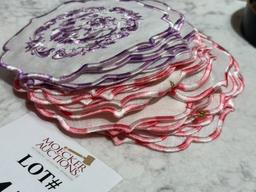 LUXE HOME COLLECTION EMBROIDERY LINEN NAPKIN SETS