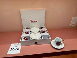 FANCY HOME COLLECTION ESPRESSO COFFEE (6) PCS SET
