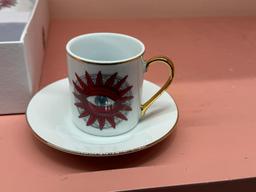 FANCY HOME COLLECTION ESPRESSO COFFEE (6) PCS SET