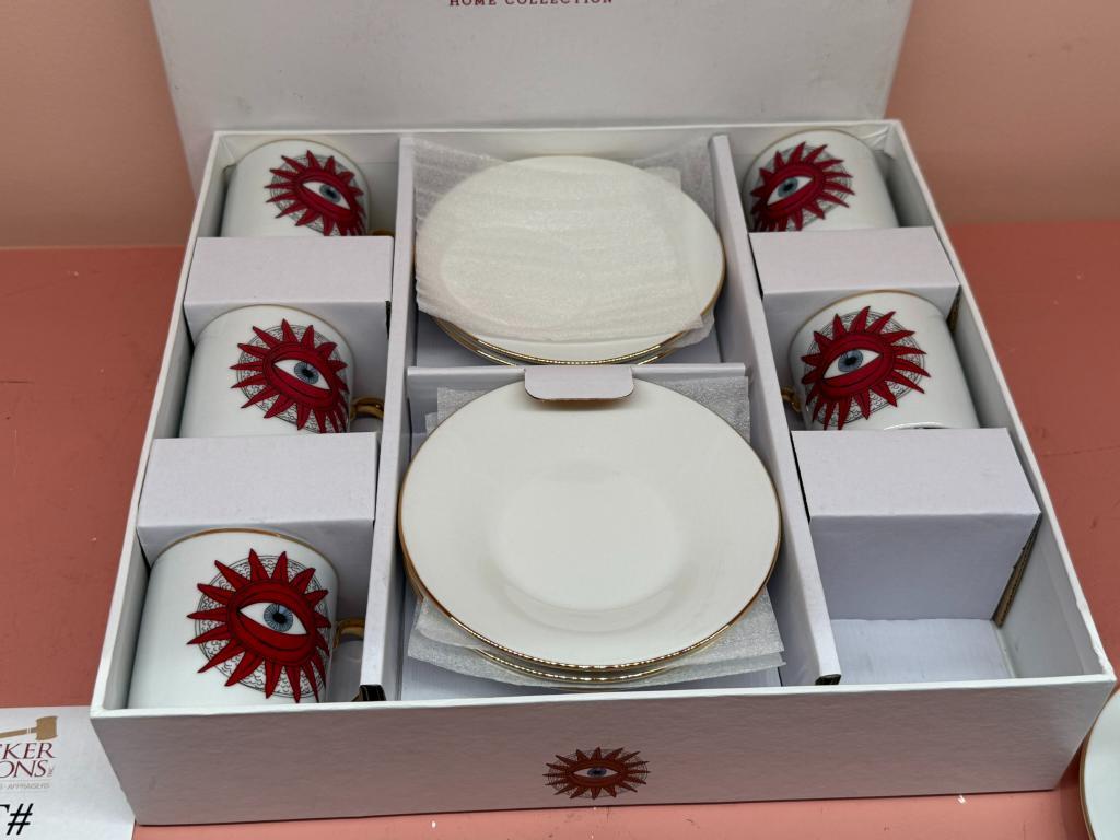 FANCY HOME COLLECTION ESPRESSO COFFEE (6) PCS SET