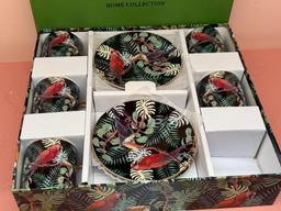 FANCY HOME COLLECTION ESPRESSO COFFEE (6) PCS SET