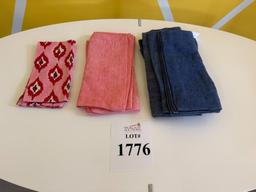 LOT CONSISTING OF (9) ASSORTED NAPKINS
