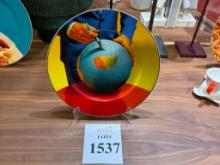 SELETTI TIOLETPAPER DINNER PLATE (GLOBE)