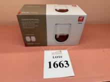 ZWILLING SORRENTO DOUBLE WALL RED WINE GLASSES