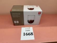 ZWILLING SORRENTO DOUBLE WALL RED WINE GLASSES