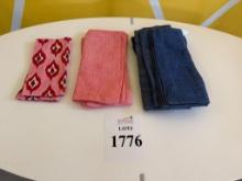 LOT CONSISTING OF (9) ASSORTED NAPKINS