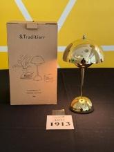 AMEICO FLOWERPOT PORTABLE TABLE LAMP VP9 (GOLD)