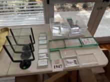 LOT CONSISTING OF (50 +/-) ASSORTED SIGN HOLDERS
