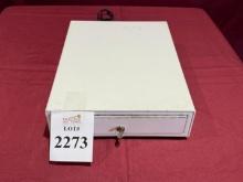 STAR MICRONICS CASH BOX MODEL SMD2-1317WT44 W/ KEY