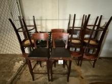 WOOD BAR STOOLS