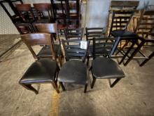 LOT CONSISTING OF ASSORTED BAR STOOLS AND CHAIRS