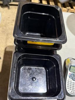 LOT CONSISTING OF PLASTIC STORAGE BINS