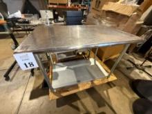 STAINLESS STEEL TABLE