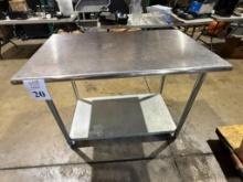 STAINLESS STEEL TABLE