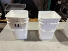 LOT CONSISTING OF (2) BUCKETS WITH HOLES IN BOTTOM