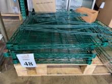 WALL MOUNTED WIRE SHELVING