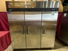 TURBO AIRE REACH IN FREEZER THREE DOOR