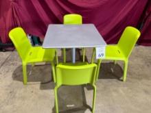 EMU 901 30" SQUARE INDOOR/OUTDOOR BISTRO TABLE