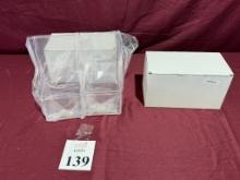 LOT CONSISTING OF ACRYLIC SUGGESTION BOXES (4)