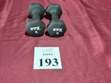 VTX BY TROY 5 LB. DUMBBELLS
