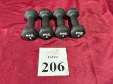 VTX BY TROY 2 LB. DUMBBELLS