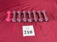 POWER SYSTEMS 1 LB. DUMBBELLS