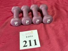 POWER SYSTEMS 2 LB. DUMBBELLS
