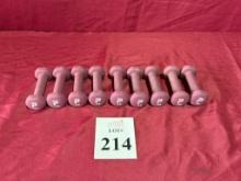 POWER SYSTEMS 1 LB. DUMBBELLS