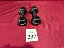 4KG / 8.81 LB. DUMBBELLS