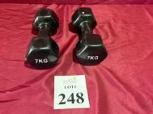 7KG / 15.43 LB. DUMBBELLS