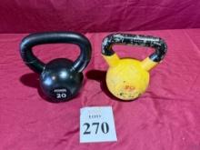 KETTLE BELLS 20 LB.