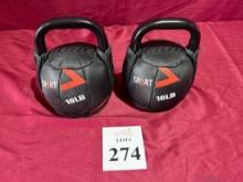 SPART BRAND KETTLE BELLS 10 LB.