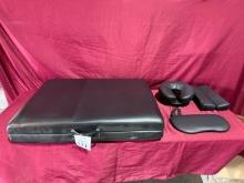 PORTABLE MASSAGE TABLE WITH ACCESSORIES