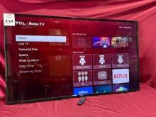 TCL 65" ROKU TV WITH REMOTE CONTROL MODEL 65S405