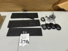 LOT CONSISTING OF WIRED & WIRELESS KEYBOARDS