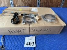 LOT CONSISTING OF HDMI CABLES (30+/-)