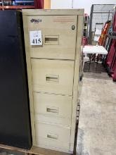 FIRE KING TURTLE FILE CABINET
