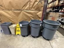 LOT CONSISTING OF ASSORTED GARBAGE CANS