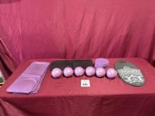 LOT CONSISTING OF PLASTIC EXERCISE BALLS