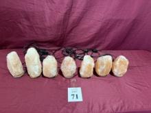 LOT CONSISTING OF HIMALAYAN SALT LAMPS